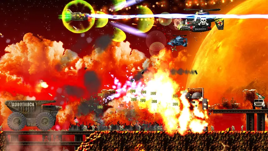 Скриншот 3 к игре Jets'n'Guns Gold