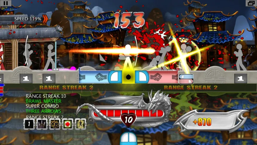 Скриншот 1 к игре One Finger Death Punch