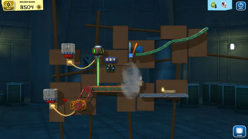 Скриншот 1 к игре Crazy Machines: Golden Gears