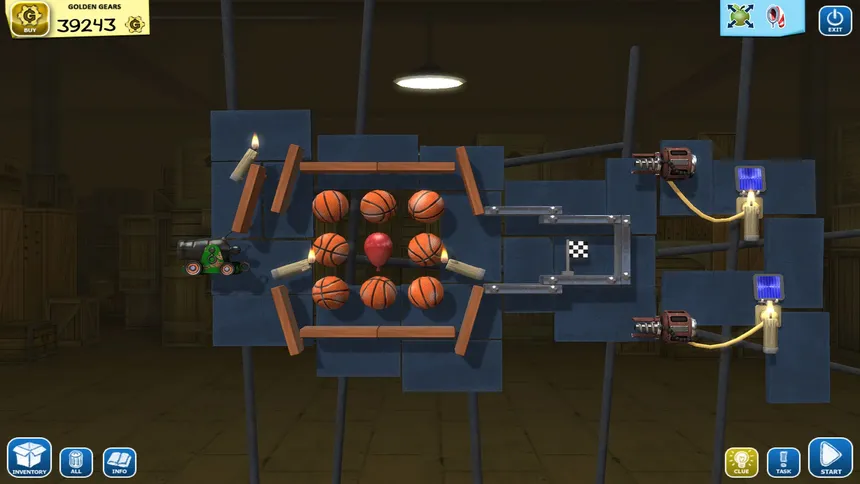 Скриншот 2 к игре Crazy Machines: Golden Gears