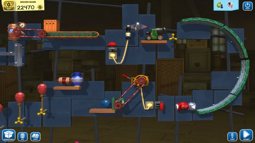 Скриншот 6 к игре Crazy Machines: Golden Gears
