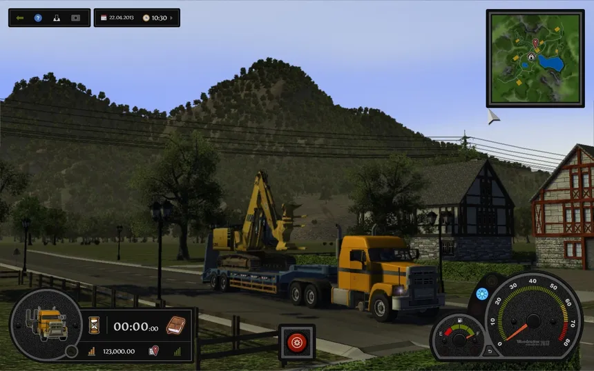 Скриншот 1 к игре Woodcutter Simulator 2013