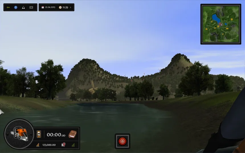 Скриншот 3 к игре Woodcutter Simulator 2013