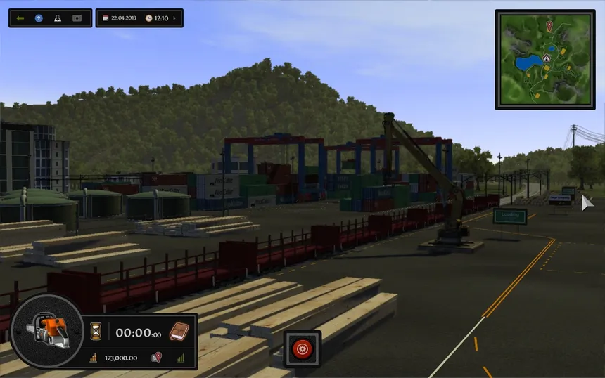 Скриншот 8 к игре Woodcutter Simulator 2013