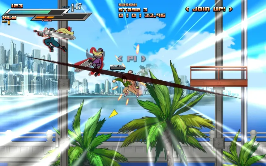 Скриншот 1 к игре Aces Wild: Manic Brawling Action!