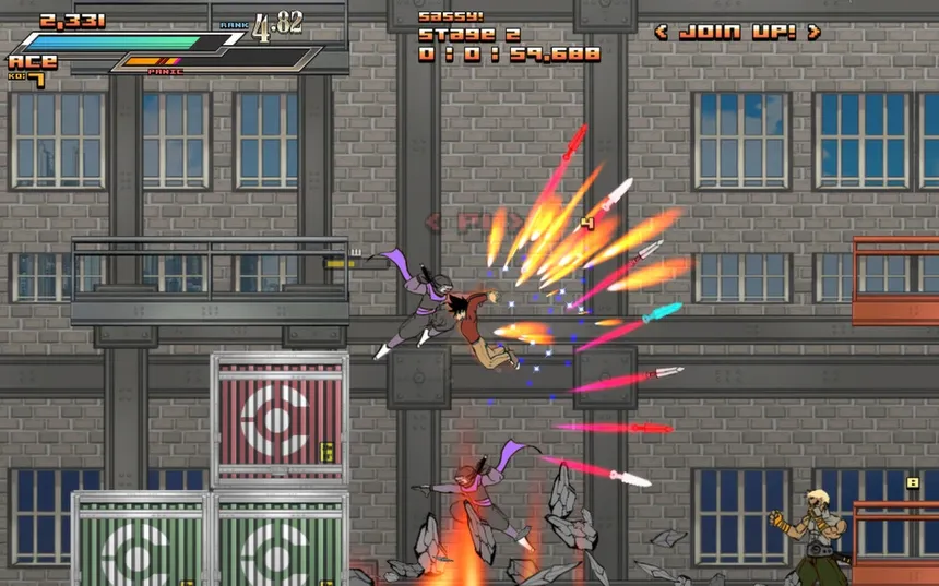 Скриншот 2 к игре Aces Wild: Manic Brawling Action!
