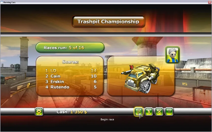 Скриншот 2 к игре Burning Cars