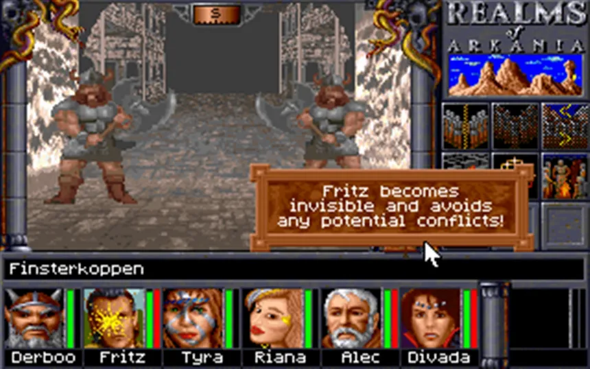 Скриншот 3 к игре Realms of Arkania 2 - Star Trail Classic