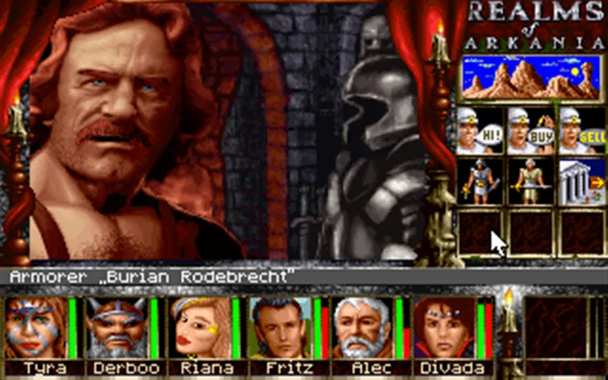 Скриншот 2 к игре Realms of Arkania 3 - Shadows over Riva Classic