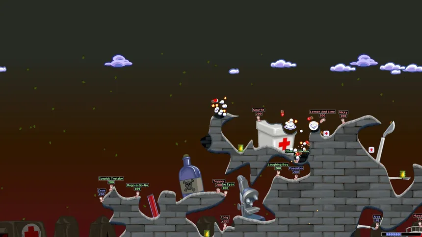 Скриншот 8 к игре Worms World Party Remastered