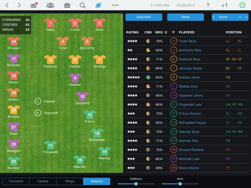 Скриншот 5 к игре Pro Rugby Manager 2015