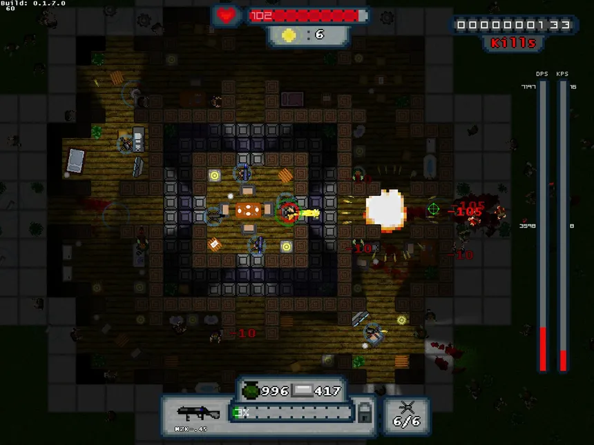 Скриншот 1 к игре Over 9000 Zombies!