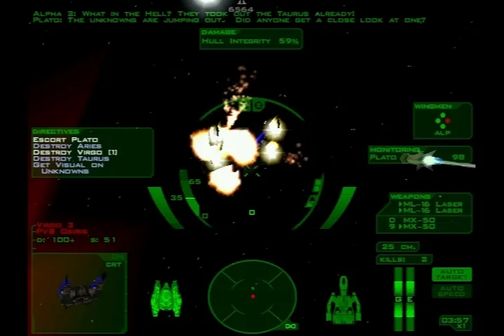Скриншот 4 к игре Descent: FreeSpace – The Great War