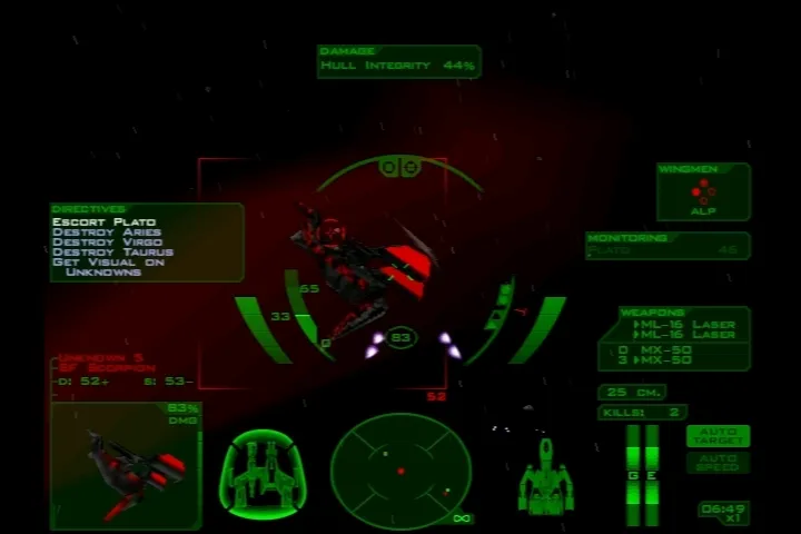 Скриншот 7 к игре Descent: FreeSpace – The Great War