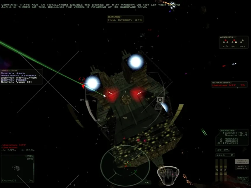 Скриншот 2 к игре Freespace 2