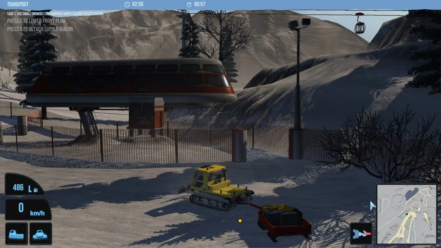 Скриншот 1 к игре Snowcat Simulator