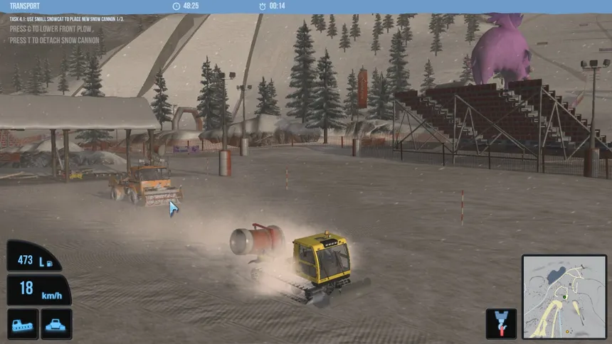Скриншот 7 к игре Snowcat Simulator