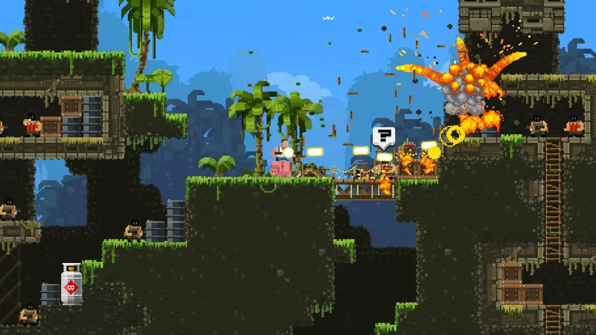 Скриншот 1 к игре Broforce