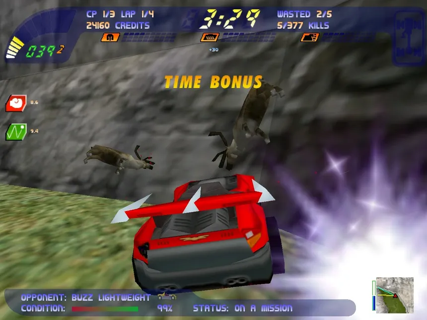 Скриншот 5 к игре Carmageddon 2: Carpocalypse Now