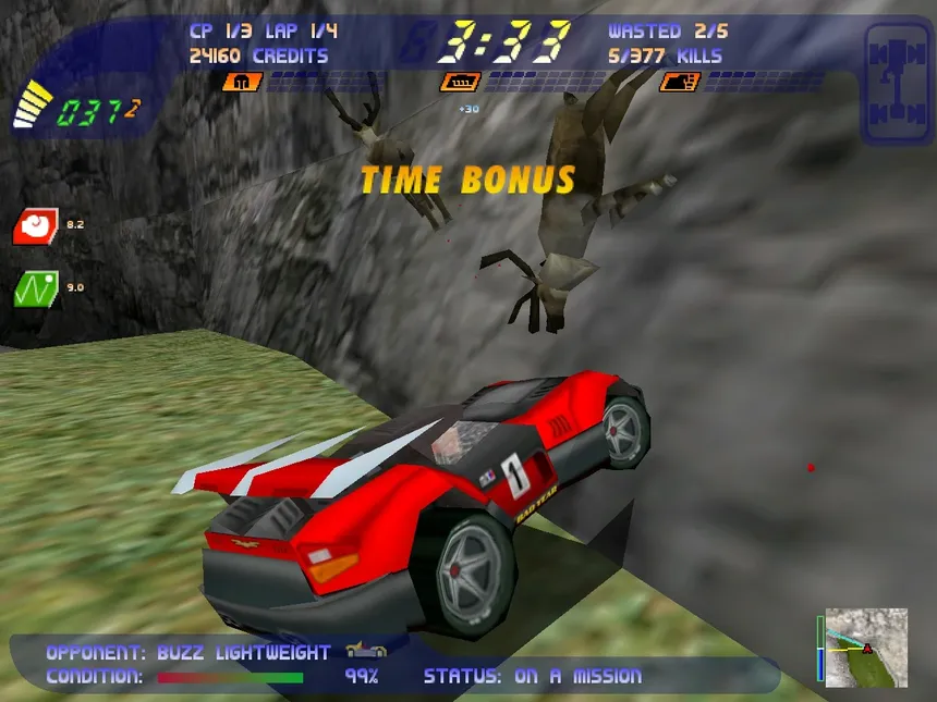 Скриншот 6 к игре Carmageddon 2: Carpocalypse Now