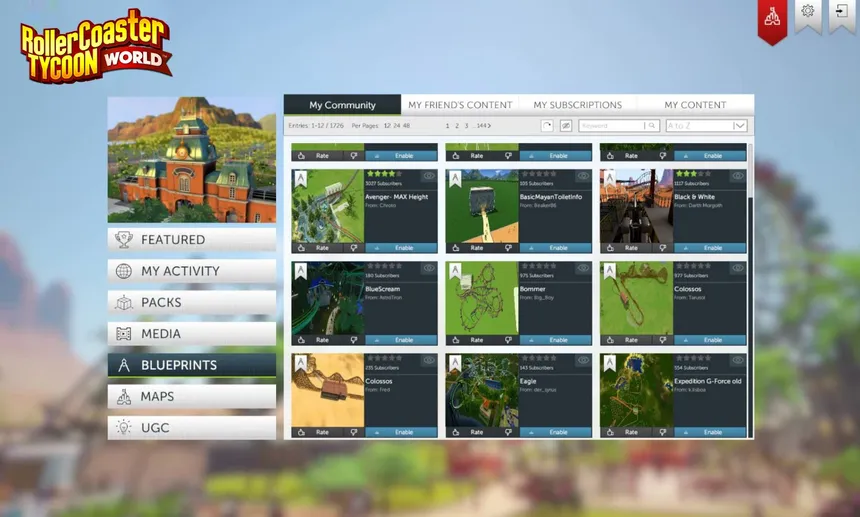 Скриншот 7 к игре RollerCoaster Tycoon World