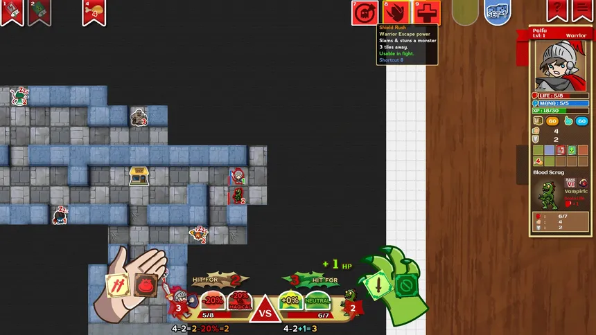 Скриншот 2 к игре Paper Dungeons