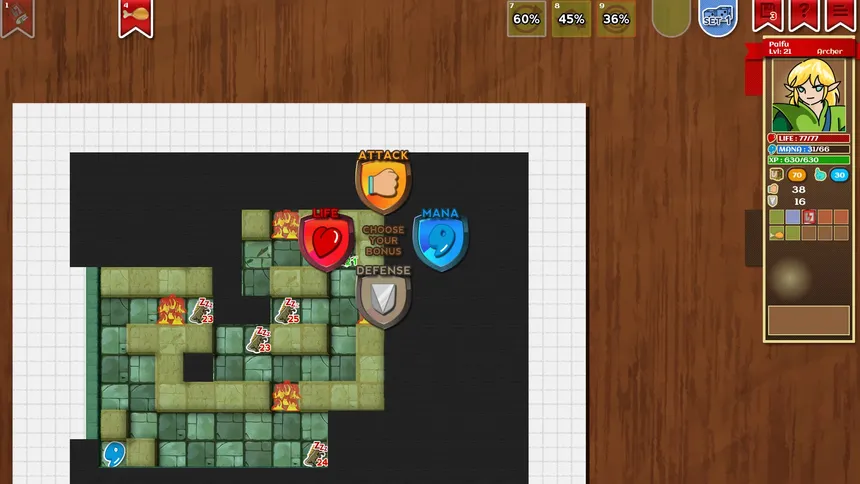 Скриншот 3 к игре Paper Dungeons