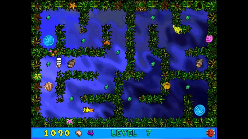 Скриншот 2 к игре Freddi Fish and Luther's Maze Madness