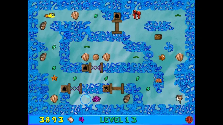 Скриншот 4 к игре Freddi Fish and Luther's Maze Madness