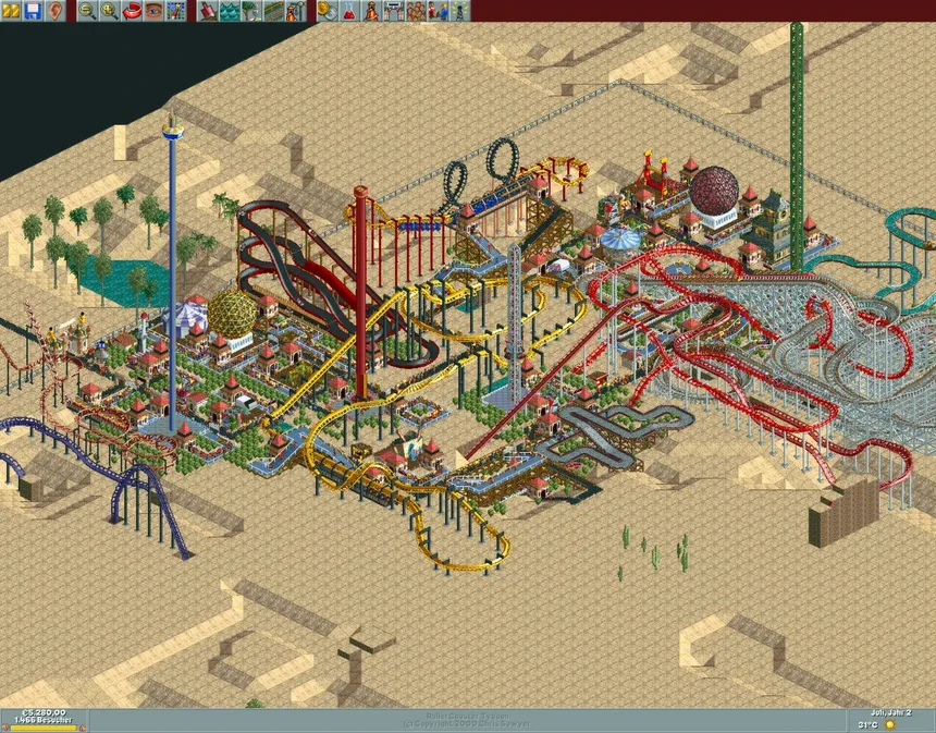 Скриншот 4 к игре RollerCoaster Tycoon: Deluxe