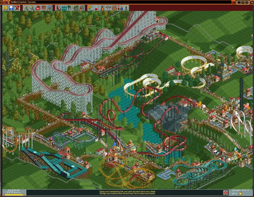 Скриншот 5 к игре RollerCoaster Tycoon: Deluxe