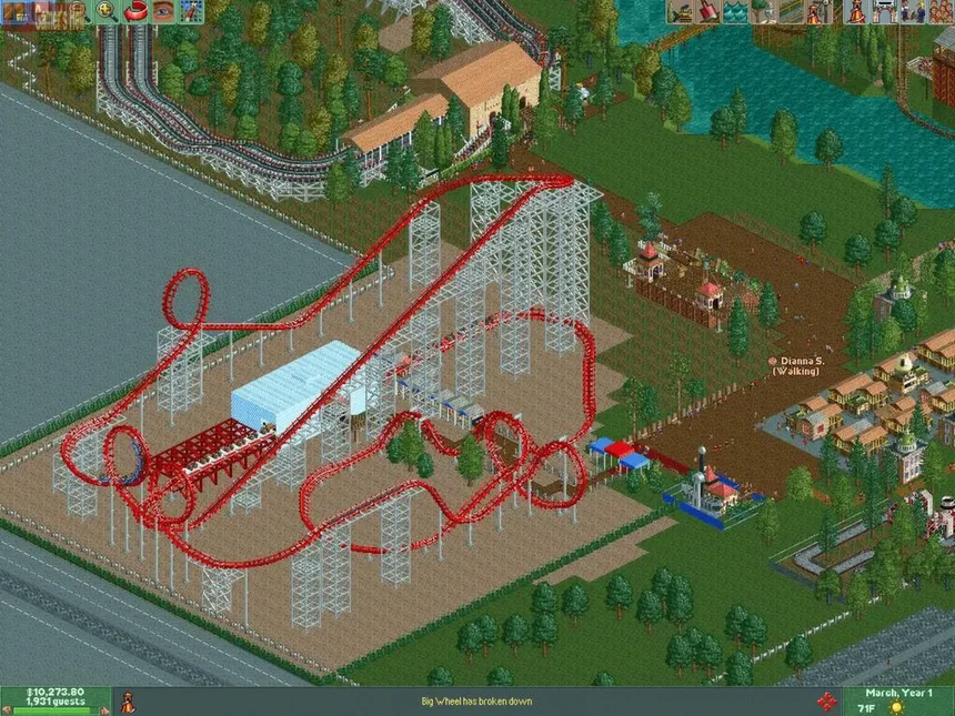 Скриншот 3 к игре RollerCoaster Tycoon 2: Triple Thrill Pack