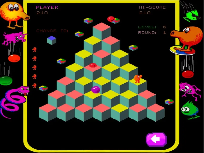 Скриншот 1 к игре Q*bert: Rebooted