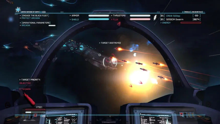 Скриншот 4 к игре Strike Suit Zero: Director's Cut