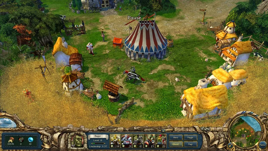 Скриншот 1 к игре King’s Bounty. Тёмная сторона
