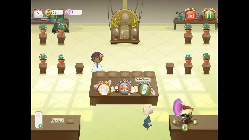 Скриншот 1 к игре Crazy Plant Shop
