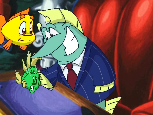 Скриншот 2 к игре Freddi Fish 5 featuring Mess Hall Mania: The Case of the Creature of Coral Cove