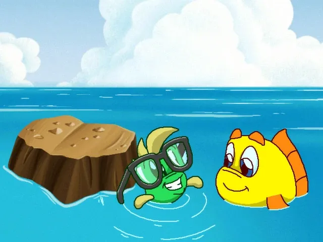 Скриншот 6 к игре Freddi Fish 5 featuring Mess Hall Mania: The Case of the Creature of Coral Cove