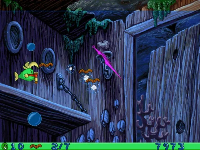 Скриншот 5 к игре Freddi Fish and Luther's Water Worries