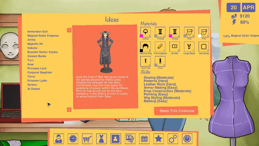 Скриншот 2 к игре Cosplay Maker