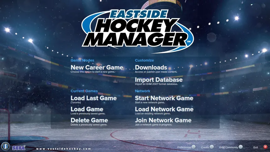 Скриншот 1 к игре Eastside Hockey Manager
