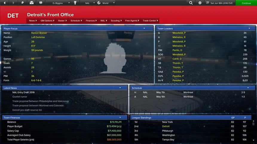Скриншот 4 к игре Eastside Hockey Manager