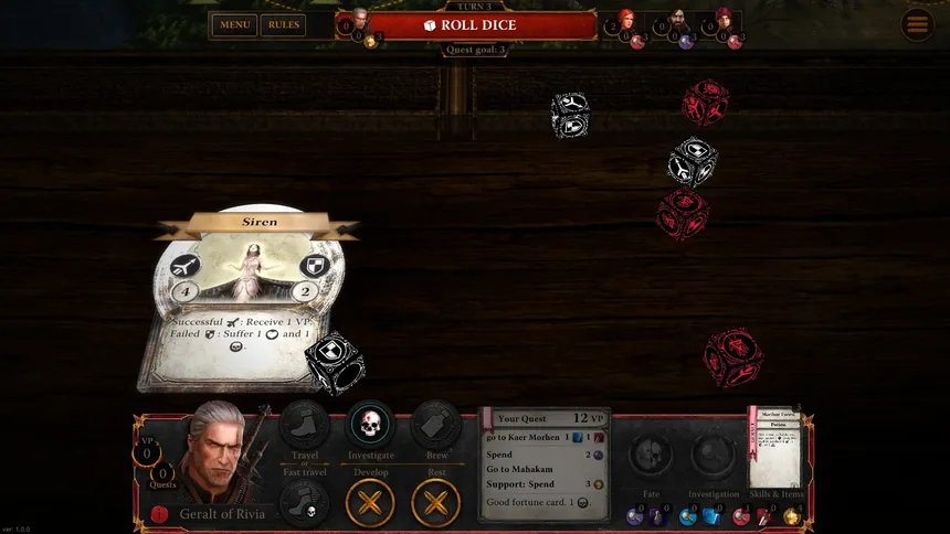 Скриншот 3 к игре The Witcher Adventure Game