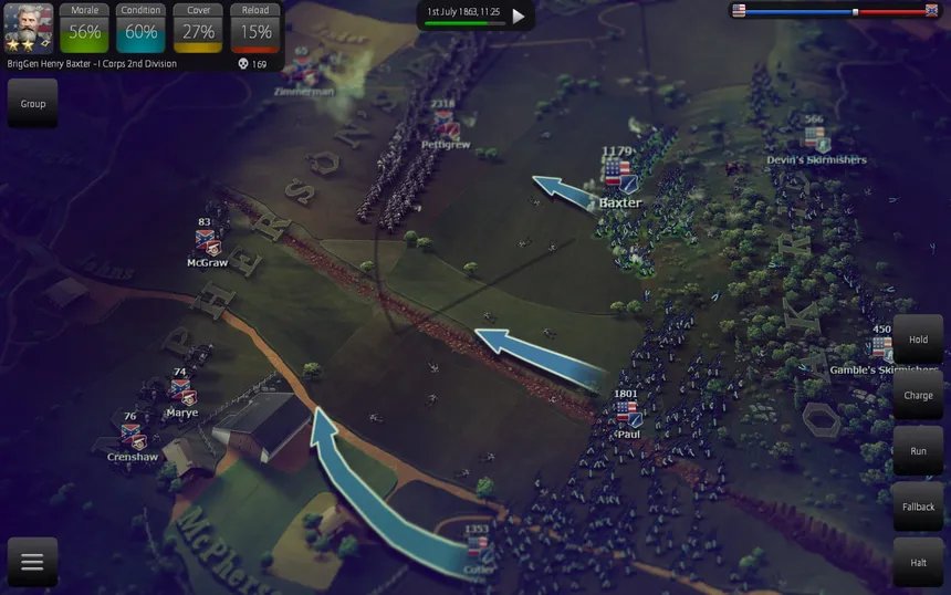 Скриншот 2 к игре Ultimate General: Gettysburg