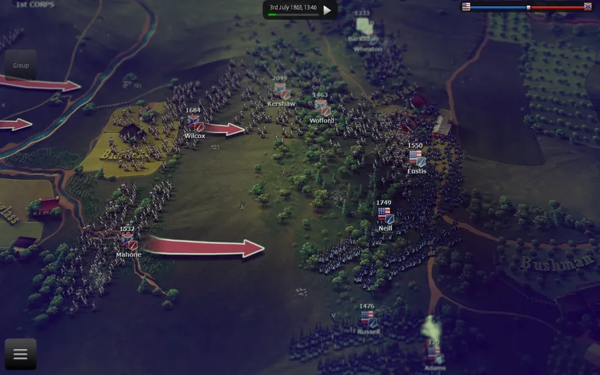 Скриншот 4 к игре Ultimate General: Gettysburg