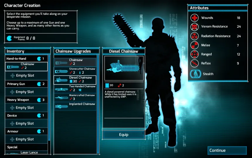 Скриншот 2 к игре Chainsaw Warrior: Lords of the Night (Classic)