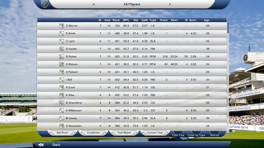 Скриншот 3 к игре Cricket Captain 2014