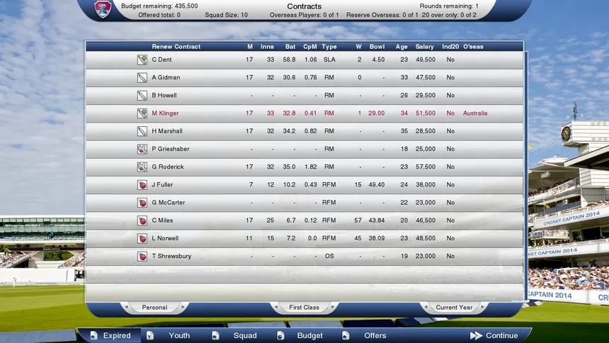 Скриншот 8 к игре Cricket Captain 2014