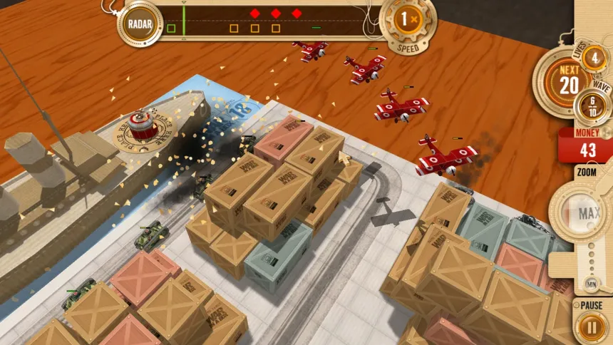 Скриншот 1 к игре War in a Box: Paper Tanks
