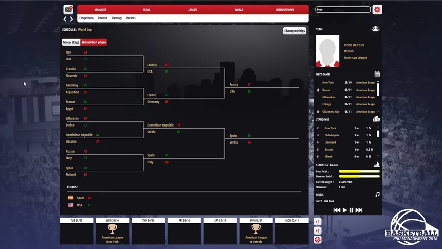 Скриншот 4 к игре Basketball Pro Management 2015